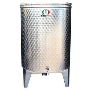 Butoi Cisterna EZIO INOX, pentru Vin, 500 Litri, cu Etansare Capac Parafina