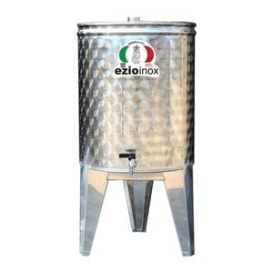 Butoi Inox pentru Tuica EZIO INOX, Distilate, 60 Litri, cu Dop Filetat