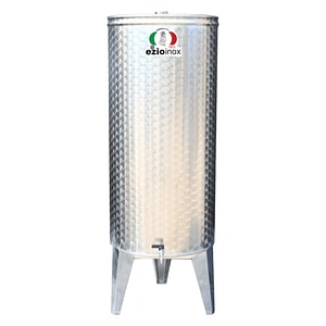 Butoi Inox pentru Tuica EZIO INOX, Distilate, 180 Litri, cu Dop Filetat
