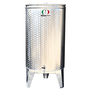 Butoi Inox pentru Tuica EZIO INOX, Distilate, 320 Litri, cu Dop Filetat