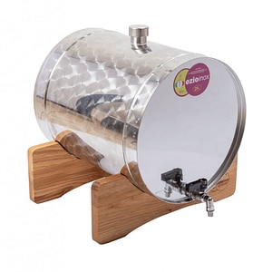 Butoias EZIO INOX, pentru Tuica/Palinca/Rachiu, 25 Litri