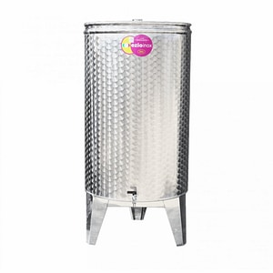 Butoi Cisterna EZIO INOX, pentru Vin, 320 Litri, cu Etansare Capac Parafina