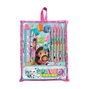 Set rechizite Gabby's Dollhouse, 12 piese, multicolor