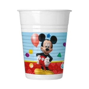 Set 8 Pahare Mickey Mouse, Multicolor, 200 ml