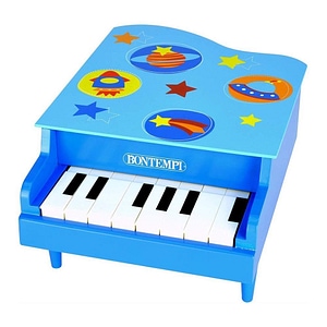 Pian Bontempi, Din lemn, Cu 8 clape, 3 ani+, Bleu