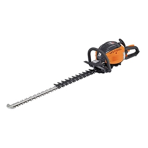 Foarfeca pentru tuns gard viu O'Mac, pe benzina, motor putenic, 750 W, 1 CP, lungimea de taiere 80 cm