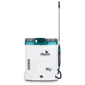 Pompa de stropit cu acumulator Plonos, plumb-acid, 12 V, 8 Ah, 4 duze diferite, presiune maxima 5, 5 bar, debit maxim 3, 1 l/min, timp de lucru 9 ore, cu mixe, 45 x 38 x 19 cm, 16 l
