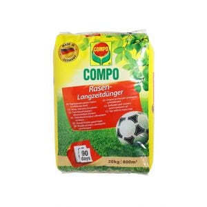 Ingrasamant gazon Compo, granule, contine azot, suprafata de acoperire 800 mp, 20 kg