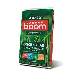 Ingrasamant gazon Agro CS, granule, utilizat in perioada aprilie iunie, o aplicare pe an, 15 kg