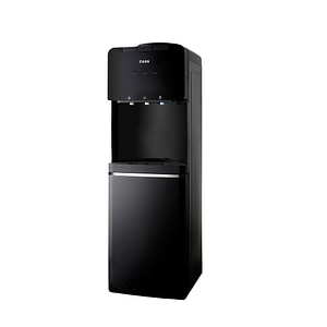 Dozator apa de podea cu compresor si spatiu refrigerant Zass ZWD 18 CR, Putere incalzire 550W, putere racire 90W,  bidoane de apa 11 l si 19 l, Silentios 36 dB,  Negru