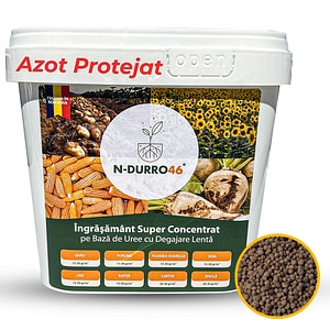 Ingrasamant cu Azot si Extracte Humice - N-Durro 46, 46% N,Efect100Zile, 10 kg