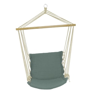 Hamac tip scaun, 130x120 cm, 150 kg, culoare verde