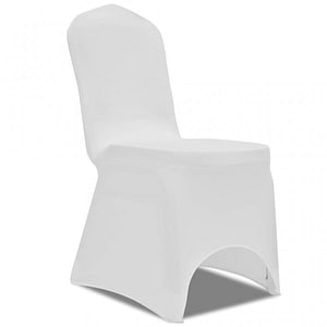 Husa scaun pliabil 88 x 45 x 50 cm alba