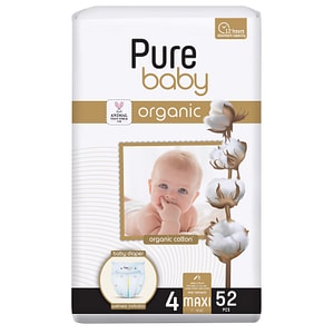 Scutece Pure Baby Nr. 4, 7-16kg, 48 buc./pachet