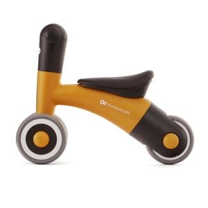 Bicicleta fara pedale Kinderkraft, Minibi, Cu 3 roti si sa reglabila, 14 inch, Galben Honey