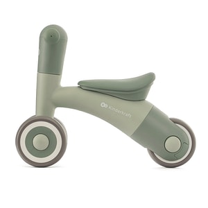 Bicicleta fara pedale Kinderkraft, Minibi, Cu 3 roti si sa reglabila, 14 inch, Verde Leaf