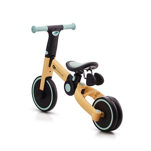 Bicicleta Kinderkraft, 4Trike, Sunflower, 3 in 1, Transformabila in tricicleta, Cu sa reglabila si roti EVA, 8 inch, Albastru