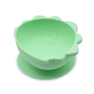 Set 2 castronele Melli, Model Dinozaur, Material silicon, Cu ventuza antiderapanta
