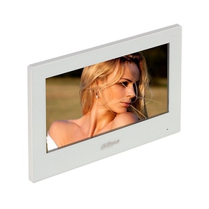 Monitor pentru videointerfon IP Dahua VTH5321GW-W, ecran 7 inch TFT, slot MicroSD, touch screen, alimentare PoE sau 12V