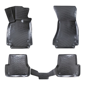 Set 5 piese Covorase Auto Cauciuc UMBRELLA Pentru Audi A6 C7 Typ 4G 2011-2015 / C7 Facelift 2015-2018