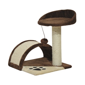 Ansamblu de joaca pentru pisici PawHut, 36x36x44 cm, Sisal, Maro