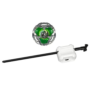 Set jucarii Hasbro, Beyblade X - Let it rip, Lansator si roata, Cu figurina Helm Knight 3-80N, 8 ani+