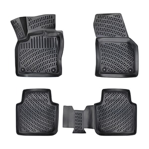 Set 4 piese Covorase Auto Cauciuc UMBRELLA, Pentru Volkswagen Tiguan II All SpaceLwb 2016-2024