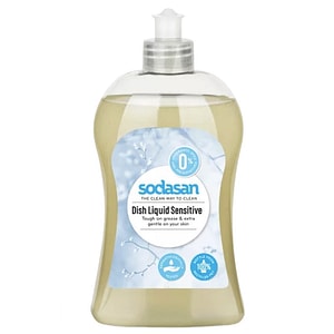 Detergent vase lichid Sodasan, Bio, Sensitiv, Pentru spalare manuala, 500 ml