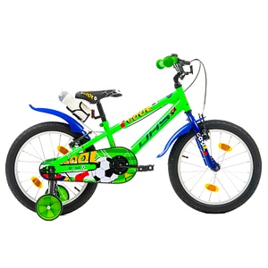 Bicicleta Copii DHS Football, 18 inch, Verde