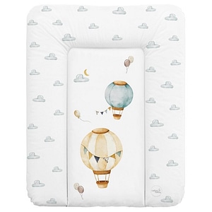 Saltea de infasat moale fara intaritura Ceba Baby Balloons, 50x70 cm, suprafata aderenta, fara BPA