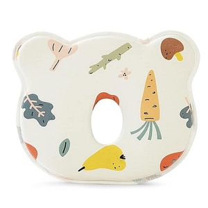 Perna bebelusi Giftry, Design Legume Fructe, Anti Plagiocefalie, Material spuma cu memorie, 0 luni+, Multicolor
