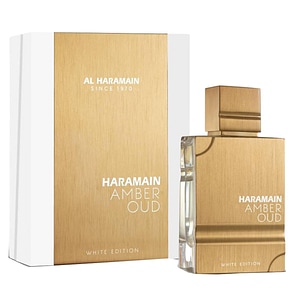 Apa de parfum Al Haramain Amber Oud White Edition, Unisex, 60 ml