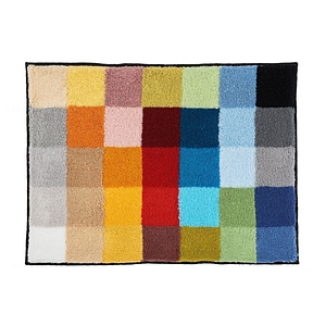 Covoras de baie Cubetto, poliacrilic, multicolor, 85 x 145 cm