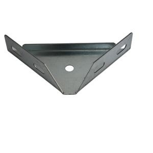 Set 4 coltare metalice pentru paturi, 20x150 mm, otel zincat