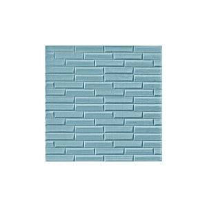 Panou autoadeziv Atria, model caramida catifea turcoaz, MR01-02, 70 x 70 x 0.6 cm
