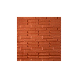Panou autoadeziv Atria, model caramida catifea caramiziu, MR01-07, 70 x 70 x 0.6 cm