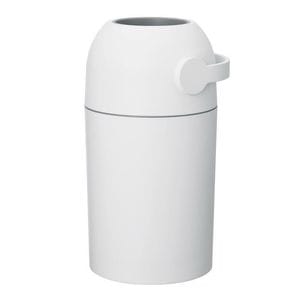Cos pentru scutece Chicco, Inodor, Usor de utilizat, Capacitate pana la 25 de scutece, 26x24.5x48.5 cm, Alb