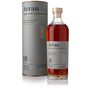 Whisky Arran Single Malt 18 Ani, 46%, 0.7L