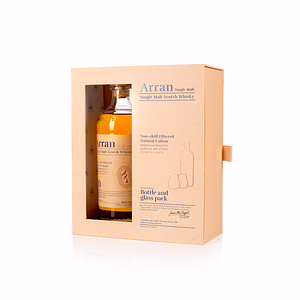Whisky The Arran 10 Ani + 2 Pahare, 0.7L