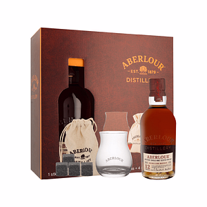 Whisky Aberlour 12 Ani Cu Pahar si Whisky Stones, 0.7L