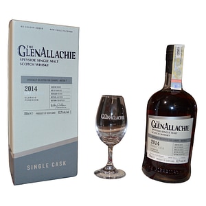 Whisky GlenAllachie Single Cask #804307 PX Puncheon 2009, 60.3%, Pahar Glaincairn Copita Cadou, 0.7L