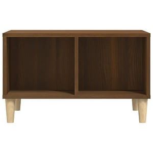 Masuta de Cafea cu Spatiu Depozitare, Stejar Maro, 60x50x36 cm, Lemn Compozit
