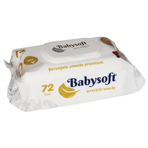 Servetele umede BabySoft Premium, 72buc/pachet 