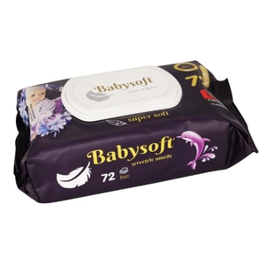 Servetele umede BabySoft SuperSoft, 72buc/pachet