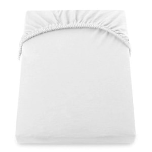 Cearceaf de pat cu elastic Mally Home, 160x200+25cm, 100% bumbac, alb