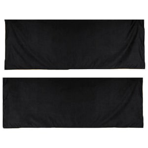 Set 4 perdelute interior, pentru camion Scania R, material textil, negru