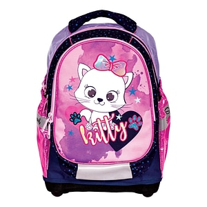 Ghiozdan anatomic S-Cool, Kitty, Cu 3 compartimente, Dimensiuni 42x34x22 cm