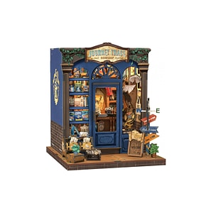Puzzle 3D, Cotor de carte DIY, Journey Trace Bookshop, Cutebee, 241 piese
