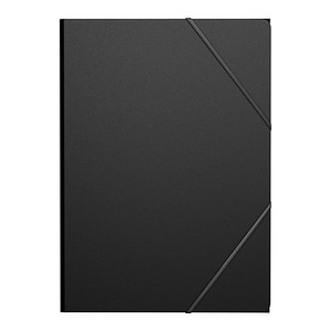 Mapa documente Memoris Precious, din plastic, cu elastic, negru