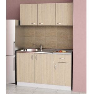 Set mobilier bucataria Ara, 120 cm, Stejar  sonoma